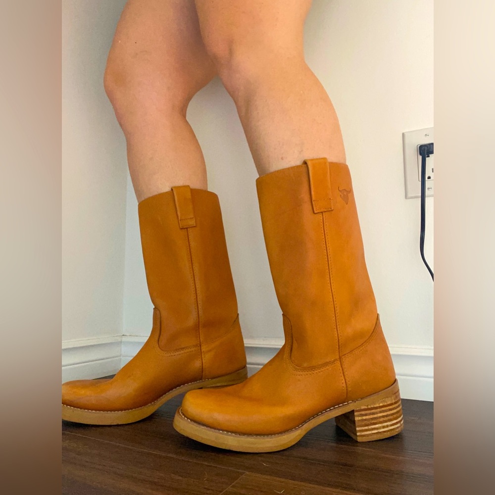 Vintage Leather western boots - Picture 1 of 16